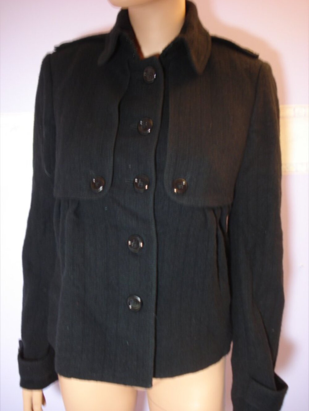 Burberry Size 8R Wool Coat - New with Tag MSRP $1095